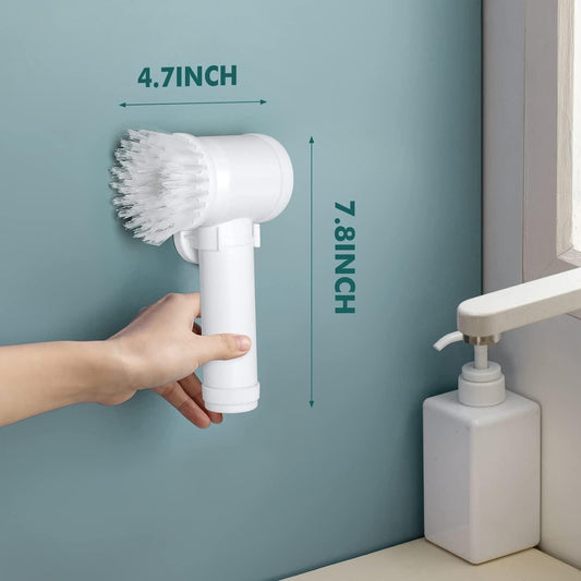 Portable 5-in-1 Bathroom Scrubber Brush