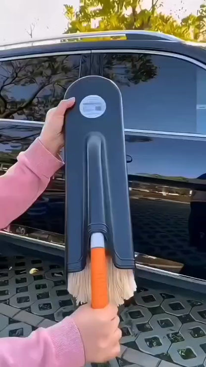 Multi-Purpose Microfiber Car Duster – Retractable 360° Mop Head